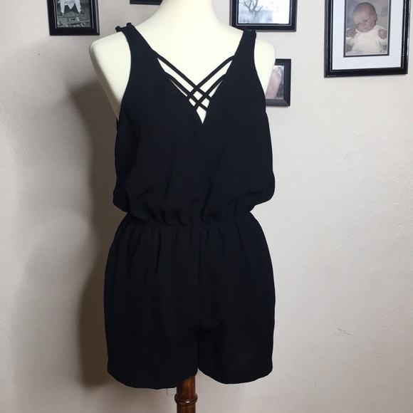 silence + noise Other - Silence + Noise Urban Outfitters Crisscross Romper